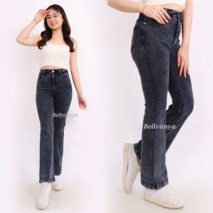 Celana Higwaist Cutbray Wanita Celana Jeans Wanita Terbaru Cutbray Jeans Wanita Kekinian