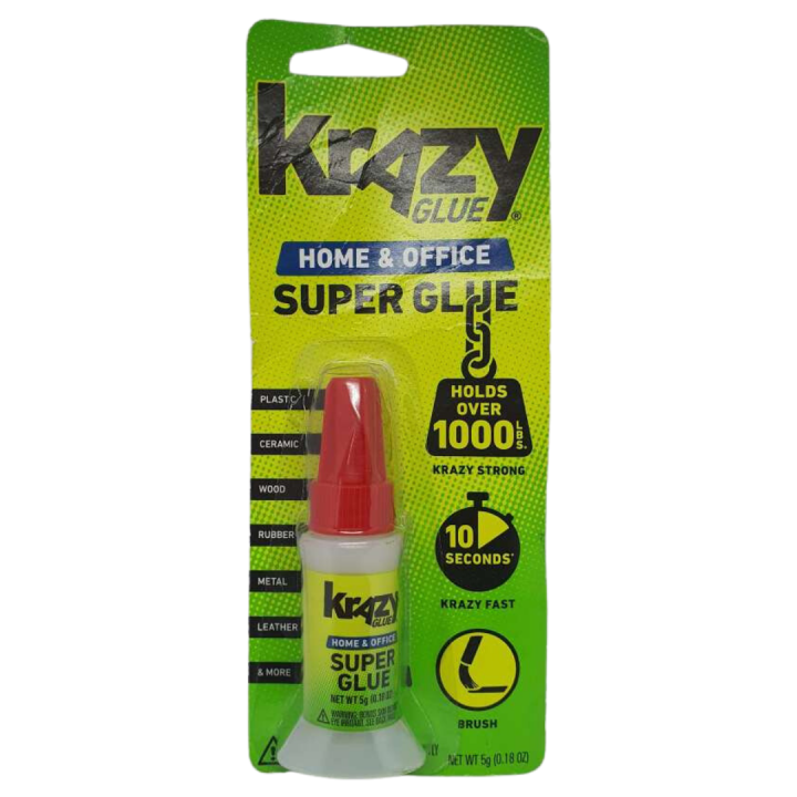 Elmer's All Purpose Brush-On Krazy Glue for Home & Office Use, 0.18 oz ...