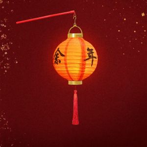 YOUTH HOME With Handle Chinese Lantern DIY Materials Good Luck With Lighting New Year Lantern Decors The Lantern Festival Glowing Party Glowing Lantern Photography Props