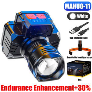 【Original+24hours delivery】Headlights LED Diving flashlight Waterproof Fishing Rechargeable Long Endurance Super Bright Deep Diving Underwater Searchlights Suitable For Outdoor Work Camping Fishing