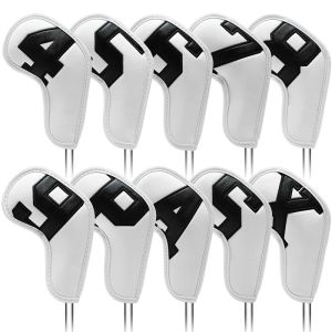 High-end golf iron head cover Iron head cover Wedge cover 4-9 ASPX 10pcs 6 colors
