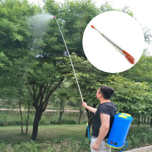 【Local Warehouse】Agriculture High Pressure 3.6m Pesticides Spray Extension Bar Fishing Rod Type Spray Rod Fruit Tree Spraying Retractable Manual Pressure Sprayer Pesticide Spray Rod Extension Sprayer Spray Rod With Transparent Plastic Hose For Garden Pest