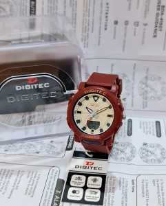 JAM TANGAN WANITA DIGITEC ORIGINAL BDA-4150T DOUBLE TIME ANTI AIR WATERPROOF