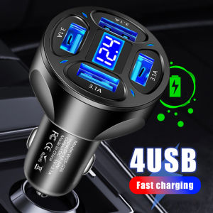 【WOKEN】66W 8-IN-1 4USB+4PD Car Charger Fast Charging QC3.0 Universal 12V-24V Type-C Mobile Phone Charger for iPhone Samsung Xiaomi Huawei