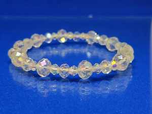 Very Shinning Custom Made Glass Fiber Crystal Bracelet (Gelang Tangan Kristel Kaca)非常亮丽水晶手链，实物保证闪闪发亮