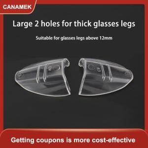 【CANAMEK 】 2Pcs Eye Flexible Clear Shields Side Safety Goggles Glasses Universal Anti Fog