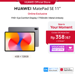 HUAWEI MatePad SE 11" Tablet [up to 8+128GB] | FHD+ Eye Comfort Display | 7700mAh | Metal Unibody