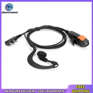 Winnereco 2 Pin K-Plug Radio Earphone Dual PTT G Type for Kenwood Baofeng 888S TYT