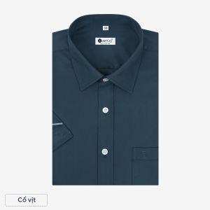 Áo sơ mi 3C ngắn tay nam trung niên công nghệ Easy Clean chống bụi dễ dàng làm sạch - ACSMC3C