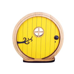 [COD]  Fairy Door Fairy Tale Door Courtyard Wooden Miniature Courtyard Garden Tree Decoration DIY  Craft ornaments