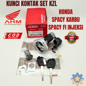 KUNCI KONTAK ASSY HONDA KZL SPACY KARBU FI INJEKSI ORIGINAL ASLI AHM KEY SET GEMBOK KONCI MOTOR
