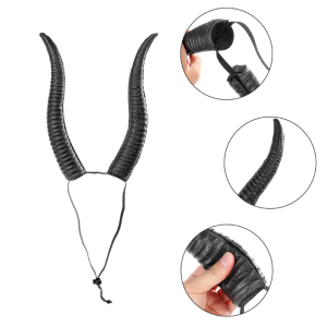 Halloween bờm tóc cừu Headband hiệu suất bữa tiệc chủ đề headdress headbands điều chỉnh tóc hóa trang phụ kiện