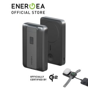 [CCC certified] ENERGEA MagPac Pro 35s 10000mAh Semi Solid State Qi2 Power Bank with Built in Cable and Stand PD35W