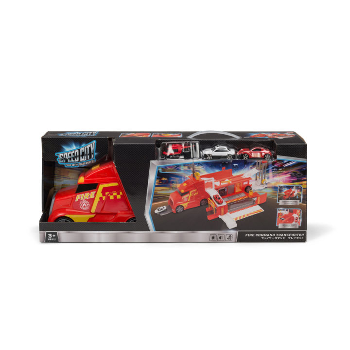 Speed City Fire Command Transporter *Only At Toys R Us* (#934612