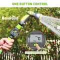 RainPoint Hose-end Water Flow Meter [ Real-Time Monitoring, Gallon / Litre, 0.5-8bar Water Pressure, 1-40L/min Flow Rate, 4 Modes, LCD Display, Single Button Operate, Battery Operated, IPX6 Waterproof, Hose, Garden, Lawn, Accessory, Tool, Home Living ]. 