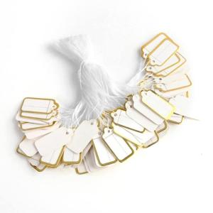 500Pcs đa chức năng có thể ghi Bìa giá cho hiển thị quần áo ghi nhãn và quà tặng tin nhắn