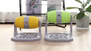Interactive Dog Puzzle Feeder Toy Port Slip Resistant Base Rolling Treat Dispenser For Mental Stimulation