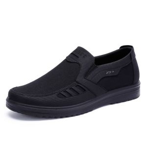 Ultralight  casual shoes for middleaged and elderly nonslip mens footwear