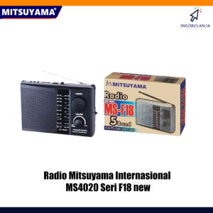 Radio Mitsuyama Internasional 5 Band FM/TV/AM/SW1/SW2 MS-4020 Seri MS F18 Murah SNI