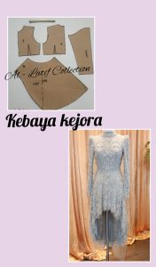 pola instan/ pola jiplak kebaya kejora
