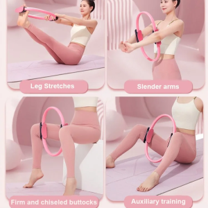 Pilates Loop for Adjustable Strength Resistance Training Enhance Muscle Strength Yoga Resistance Ring