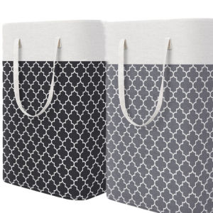 2pcs Rectangular Dirty Clothes Baskets Toys Organizer Laundry Hamper for Bedroom Bathroom Ho Dorm