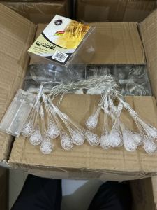 Sincecu 10 Lights LED String Fairy Lights Crystal Cherry Blossom Flower Garland For Indoor Wedding Festival Christmas Party Decors