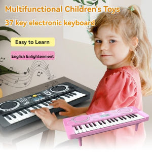 37 Keys Kids Digital Piano Portable Educational Keyboard Early Music Enlightenment Toy Gift