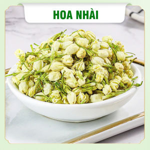 Hoa nhài sấy lạnh 100g trà lài nguyên bông nụ trắng thơm dùng pha trà ướp trà hương vị tự nhiên