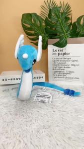 Dragonair Plush Toys Cute Blue Pink Dragonair Soft Anime Stuffed Peluche Cartoon Plushies Dolls Kids Christmas Gifts Ornament