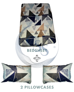 Canadian Bed Sheet and Overlap Pillowcase Bundle (6 - 10 inches)