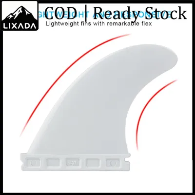 LIXADA Surfboard Fins Surfboard Thruster 3pcs Fast Speed for Water Sports