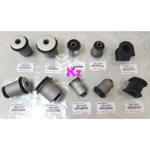 TOYOTA JAPAN - 1 SET 10PCS - FRONT UPPER ARM BUSH/ LOWER ARM BUSH /STABILIZER BUSH/ SET - TOYOTA INNOVA TGN40/TGN140
