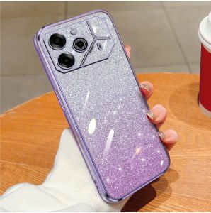 PROMO Casing Tecno Pova 6 5 Pro Luxury Gliter TPU Premium Silicon Plating Clear