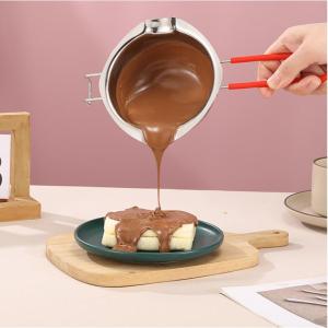 Chocolate Melting Pot 304 Stainless Steel Long Handle Butter Pan Heating DIY Household Kitchen Baking Utensils