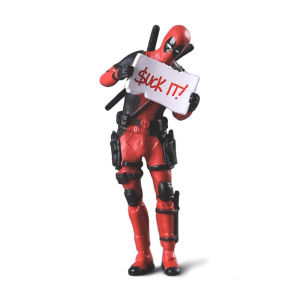 ZEEMIN Halloween Christmas Disney Marvel Deadpool Anime Car Interior Mini Figure Kids Toys Center Console Rearview Mirror Decoration Ornament Birthday Gift