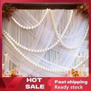 🚚【Local Express Delivery】🚚 Wedding Backdrop Wall Decor - Faux Large Pearl - DIY Beaded Garland White Ball Pendant & Figurine