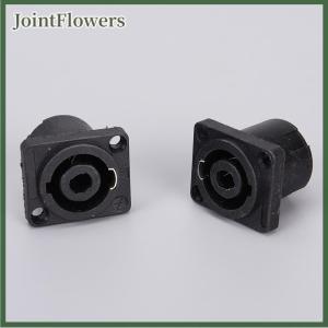 JointFlowers 10x Speakon 4 Pin Female jack Compatible Audio Cable Panel Socket Connector Hot Sale
