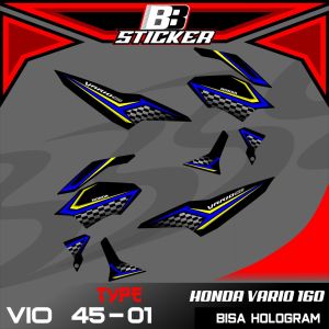 STICKER PREMIUM Stiker Vario 160 Bisa Hologram Striping Vario 160 2022 2023 Vio 45
