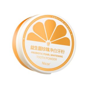 益生菌牙粉 美白酵素珍珠淨白牙粉 Enzyme Probiotic Fresh Pearl Whitening Toothpowder 清新炫白去牙黄 牙齿亮白