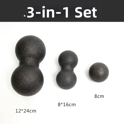 WYNEX Giảm đau Bóng massage hình hạt đậu phộng Massage mô sâu Vật lý trị liệu Bóng tập vận động Bài tập thể dục Lacrosse đôi Bộ bóng bấm huyệt Yoga