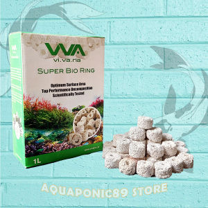VIVARIA Media Filter Premium Untuk Rumah Bakteri Aquarium Super Bio Ring Ball Column Porous Penjernih Air Laut Dan Tawar Ikan Hias Predator Kualitas Import