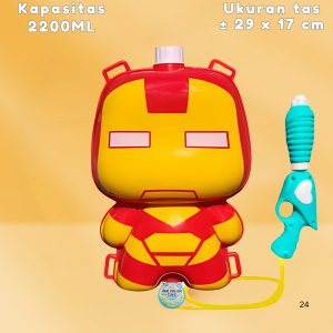 Ransel Pistol Air Karakter / Mainan Edukasi sensorik dan motorik