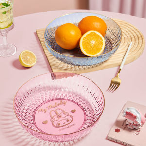 Christmas Gift Halloween HOT Sanrio fruit bowl Hello Kitty kawaii Home living room snack fruit nut high-capacity Desktop storage tray Household items new