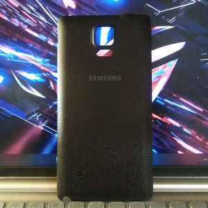 Samsung Note 4 N910 Backdoor Backcase Tutup Belakang Casing Hitam