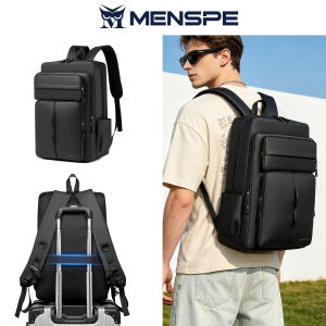 MENSPE Men Backpack Laptop Backpack Business Travel Bag Waterproof Backpack College Fashion Backpack Casual Shoulder Bag Anti Theft Back Pack School Bag Accommodates 15.6inch Notebook
