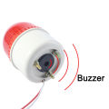 [Pneumatic]DC 12v 24V AC 110V 220V led/LTE-2071 Red Yellow Green Blue industrial warning light lamp small siren light with/without buzzer. 