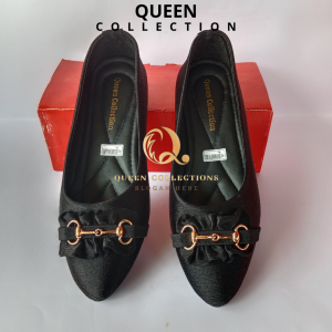 QUEEN - Flatshoes Wanita Sepatu Balet flat Variasi AD 06