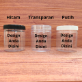 Toples Tempat Kopi Teh Gula custom label stiker anti air. 
