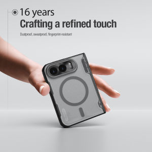 NILLKIN Magnetic Case For iPhone Duo Fold Anti-Fingerprint Hinge Protection Anti-Dust CA4019